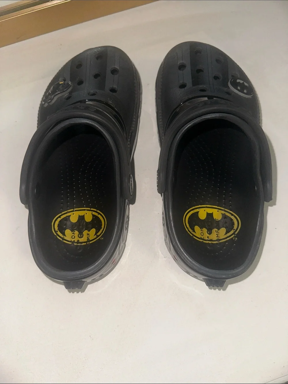 Crocs Kids Batman Batmobile Clogs Size 11 DC Comics Superhero